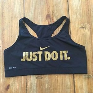 Nike sports bra. Black. Size XL